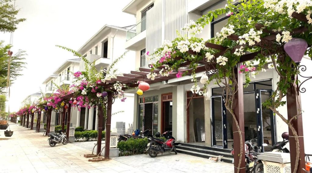 Biệt thự song lập thực tế 150m2 khu iris dự án Eco Garden Huế