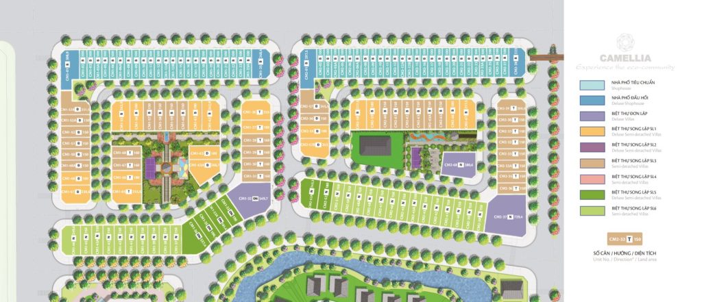 Cm1,2 khu Camelia dự án eco garden huế