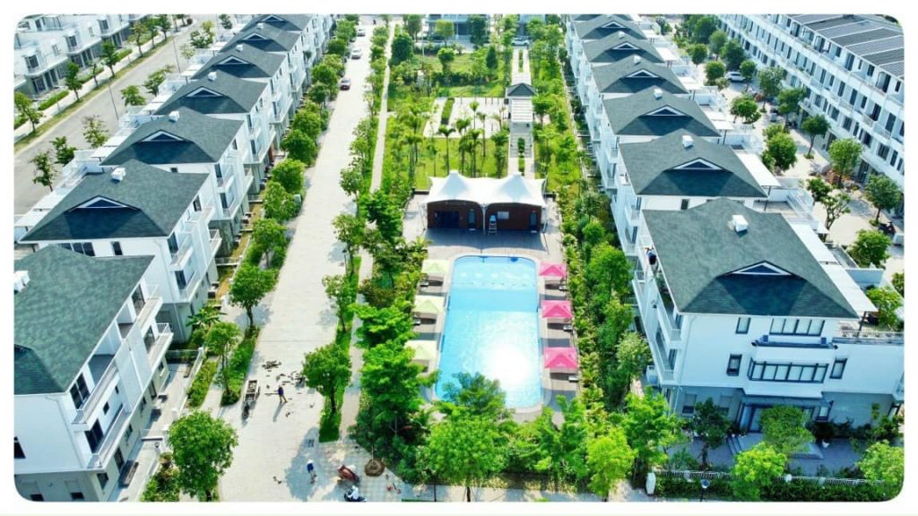 Cm3 Khu Camelia Dự án Ecogarden Huế nhìn trên cao