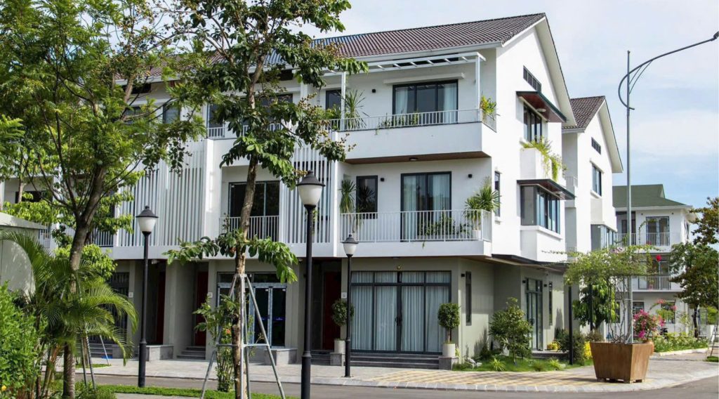 Hình ảnh nhà liền kề dự án Eco Garden Huế căn góc