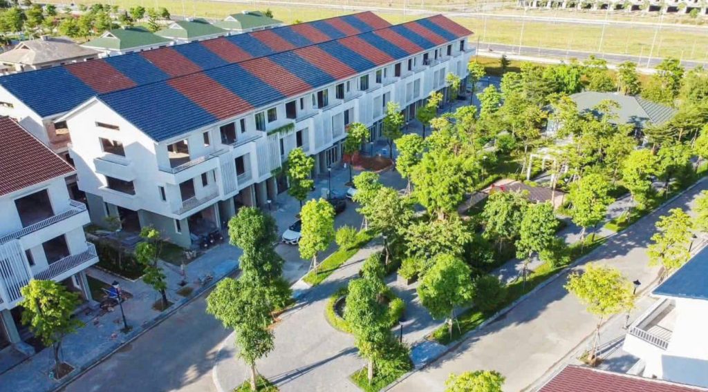 Hình ảnh nhà liền kề view công viên dự án Eco Garden Huế