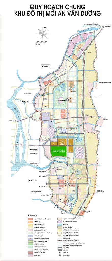 Quy hoạch vùng khu đô thị An Vân Dương Huế