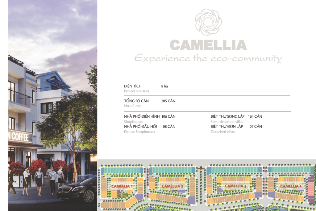 phân khu Camelia dự án eco garden huế